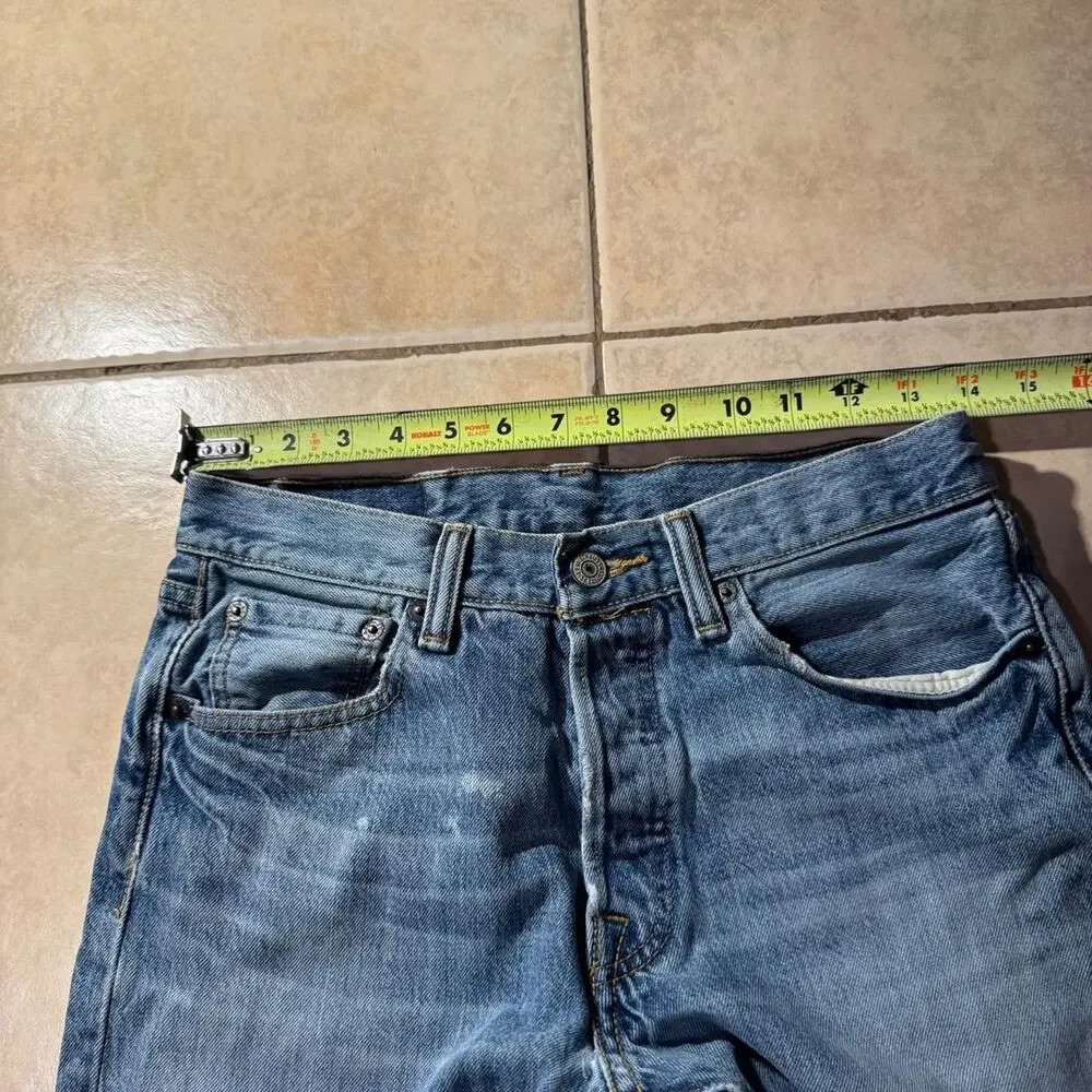Vintage y2k levis 501 blue denim jeans size 28 in womens